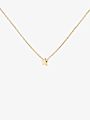 18K Gold Plated Chain Diamond Zircon Star Shape Necklace for Women