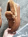 Autumn Women's Casual Faux Fur Shoes Cute Bow Knot Fluffy Furry Slip-On Sneakers Ladies Plush Loafers Flats