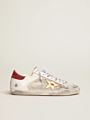 Goldens Hi Star Sneakers G33Ws945.A6 Upper in Calf Leather Slight Vintage Treatment Star in Worn Effect Leat Gooses