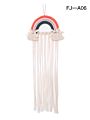 Kids Room Decor Hair Clip Organizer Rainbow Design Girls' Room Wall Hanging Ornament Baby Hairpin Storage Belt