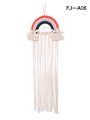 Kids Room Decor Hair Clip Organizer Rainbow Design Girls' Room Wall Hanging Ornament Baby Hairpin Storage Belt