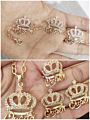 Accessories Big Diamond Crown Jewelry Set with Queen