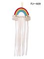 Kids Room Decor Hair Clip Organizer Rainbow Design Girls' Room Wall Hanging Ornament Baby Hairpin Storage Belt