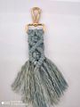 Goods Handmade Bag Accessories Rope Tassels Cotton Thread Weave Boho Macrame Keychain