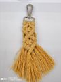 Goods Handmade Bag Accessories Rope Tassels Cotton Thread Weave Boho Macrame Keychain