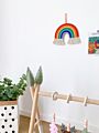 Home Decor Nordic Style Boho Cotton Rainbow Macrame Wall Hanging