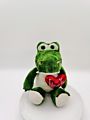 Floppy Superior Pet Valentine's Day Crocodile with Heart Stuffed Plush Toy