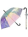 Special Poe Transparent Changing Color Iridescenct Poe Holographic Umbrella