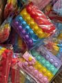 C74 Reliever Stress Toy Wallets Kids Gift Sensory Fidget Toy Purse Push Bubble Fidget Bag