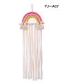 Macrame Designed Rope Rainbow Wall Hanging Decor