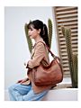 Pu Leather Shoulder Bag Tote Hand Bag Lady Handbag Designing Bags Soild Color Purse Handbags for Women