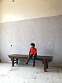 Antique Vintage Rustic Simple Long Bench