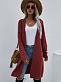 Autumn Knit Long Cardigan Solid Color Women's Sweater Loose Casual Women's Sweater