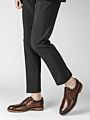 Italian Oxford Men's Business Dress Shoes Wedding Shoes Large Size Leather Lift Shoes