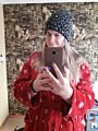 Leopard Print Style Beanie Hat plus Velvet Warm Ladies Hat Outdoor Ski Hat