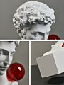 Nordic Art Classroom Half-Body Figure Sketch Plaster Sculpture Living Room Entrance Art Decorations Decoration Modern