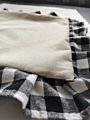 Sublimation Red and Black Buffalo Plaid Pillow Cover 16 X 16 Inch