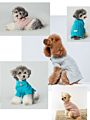 Ufbemo Pink Red Grey Acrylic Christmas Designer Ropa De Perros Dog Sweater Pet Clothes