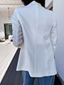 Women's Autumn Jacket Turn down Collar Slim Cardigan Blazer Coat Women