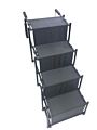 3 4 Step Dog Stairs Pet Climb Stairs Foldable Folding Dog Pet Ladder Foldable Dog Stairs