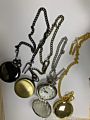 Antique Silver Japan Movt Quartz Pocket Watch