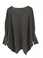 Fall/ Net Red Five-Pointed Star Loose Casual plus Size Pullover Bat Sleeve Sweater