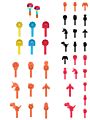 Silicone Pop Pencil Topper Pop Pen Cap Fidget Toys for Scholl