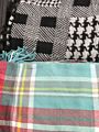 Female Wool Plaid Scarf Women Scarves Wide Lattice Long Shawl Wrap Blanket Warm Tippet