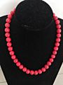 Latest Design 12Mm Turquoise Stone Beads Necklace for Women