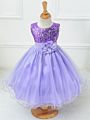 Little Girls' Sequin Mesh Tulle Dress Sleeveless Flower Party Ball Gown Girl Night Dress