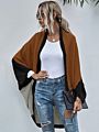 Sipo Muslim Fall Sweater Cardigan for Muslim Women Sweater Knit Loose-Fitting Linger-Knit Outerwear