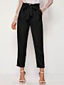 Women's Suit Trousers Professional Loose Nine-Point Pants Slim High-Waist Straight-Leg Slim Casual Pants