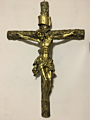 Jesus Christ on Wall Cross 24'' Crucifix Wood Cross High Resin Statue Figurine