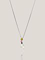 Simple Women Natural Rhinestone Choker Pendant Necklaces Austrian Jewelry Raw Healing Crystal Stone Necklace