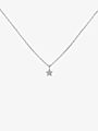 18K Gold Plated Chain Diamond Zircon Star Shape Necklace for Women