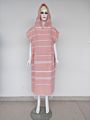 Couple 100% Cotton Turkish Surf Beach Poncho Changing Towel with Tassel