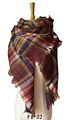 Women's Fall Scarf Classic Tassel Plaid Scarf Warm Soft Chunky Large Blanket Wrap Shawl Scarves