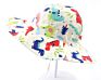 Cotton Soft Top Cartoon Animals Printed Baby Kids Sun Sunshade Fisherman Bucket Hat