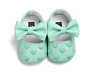 Baby First Walker Bow-Knot Shoes Soft Leather Prewalker Baby Girl Casual Dress Ballet Shoes