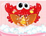 Abs Material Kids Play Crab Toys Bubble Bath Toy Blower for Child with Strong Suction