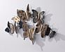 Luxury Home Decor Iron Art Butterfly Wall Decor 3D Metal Butterfly Wall Art Decor