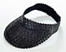 Woman Beach Sun Visor Uv Protection Outdoor Natural Raffia Straw Rattan Leaf Palm Straw Hat