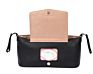 Premium Vegan Leather Stroller Organizer Large Capacity Stroller Bags for Baby Care Waterproof Buggy Bags for Girl or Boy
