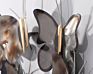 Luxury Home Decor Iron Art Butterfly Wall Decor 3D Metal Butterfly Wall Art Decor