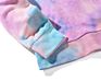 Mens round Collar Loose Casual Long Sleeve Hoodie Tie Dye Sweater