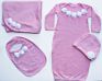 Plain Soft Cotton Bamboo Multicolor Baby Designs Night Knotted Latest Gowns