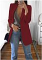 Latest Casual Tops Lady Lapel Long Sleeve Suit Office Button Embellished Double Breasted Women plus Size Blazer