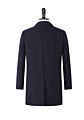 Comfortable Wool Polyester Navy over Coat plus Size Men's Coats