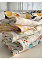 Snoozzz White Soft Baby Cotton Muslin Blanket Newborn Baby Floral Swaddles