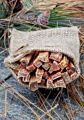 Emergency Tools Natural Fatwood Stick Camping Wood Stove Fire Starter with Burlap Carrying Bag